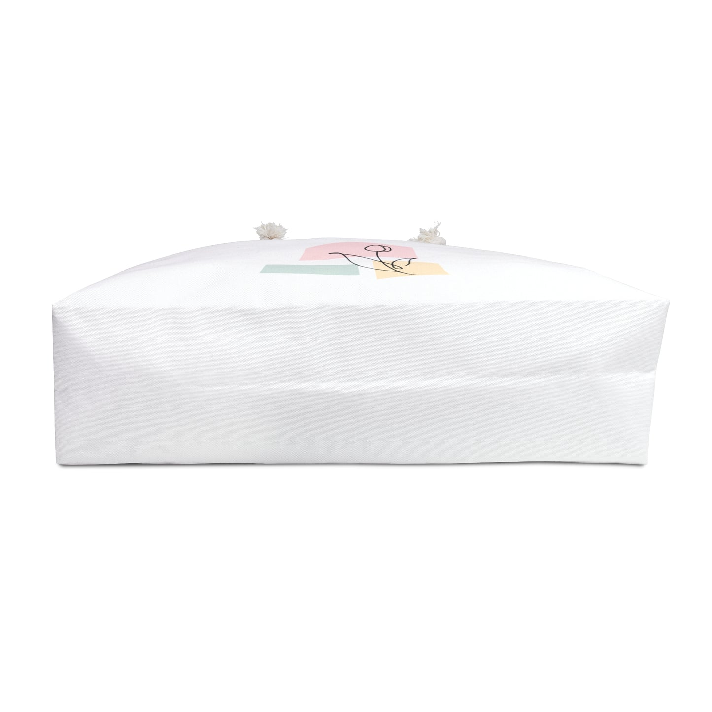Pastel Flowers Oversized Beach Bag