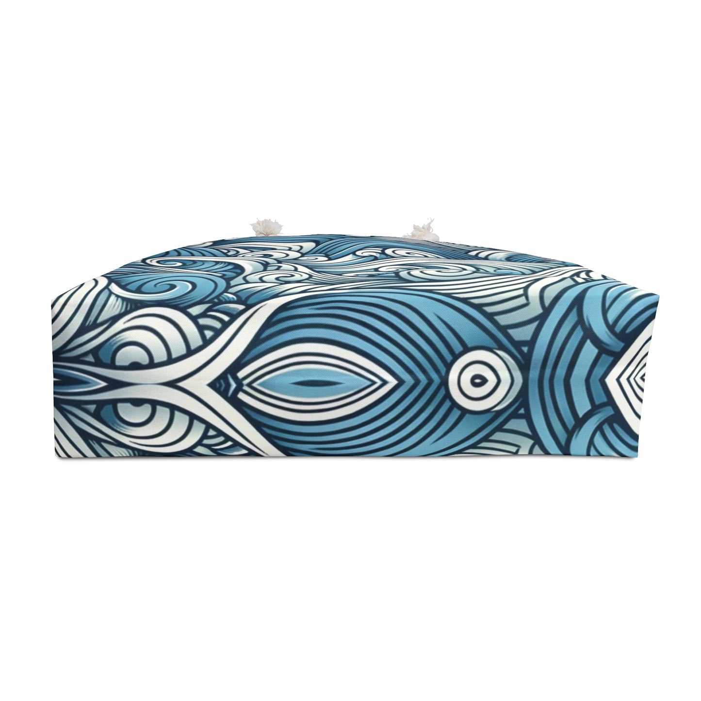 Azure Waves Oversized Weekender Beach Bag