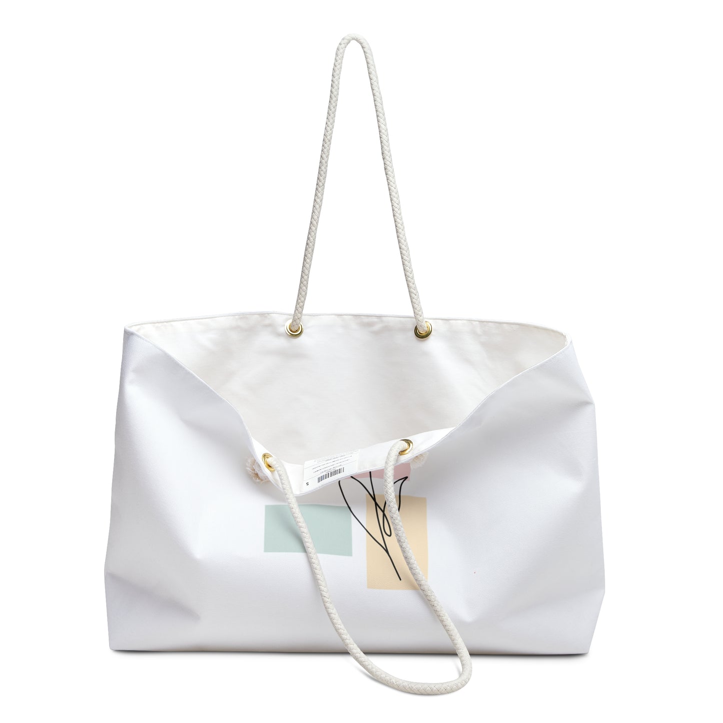 Pastel Flowers Oversized Beach Bag